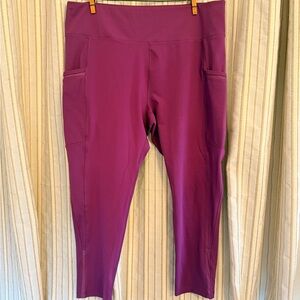 Live Well XL activewear leggings purple